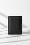 Herringbone Card Case — Black